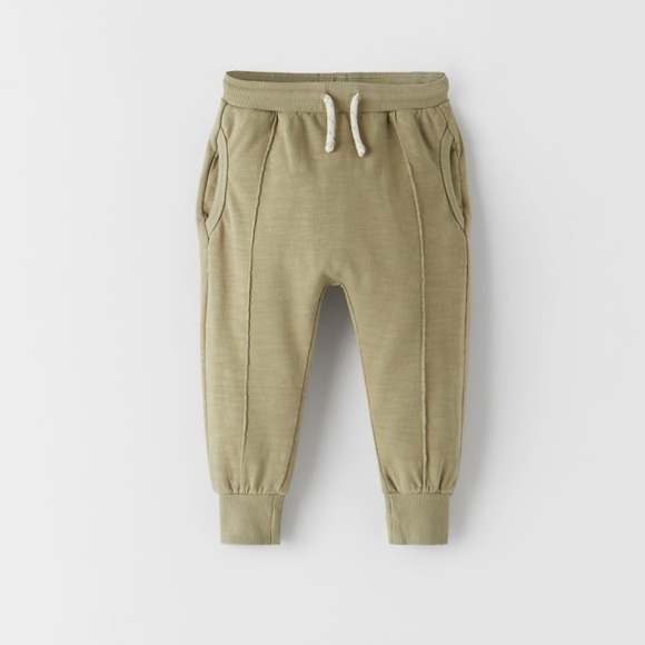 Zara Other - • Zara • Piped Trim Plush Pants